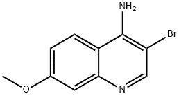 4-Amino-3-bromo-7-methoxyquinoline Struktur