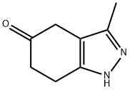 3-METHYL-6,7-DIHYDRO-1H-INDAZOL-5(4H)-ONE Struktur