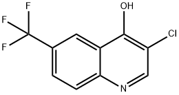 3-Chloro-4-hydroxy-6-trifluoromethylquinoline Struktur