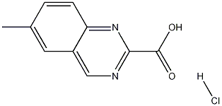 6-Methylquinazoline-2-carboxylic acid hydrochloride Struktur