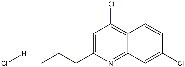 4,7-Dichloro-2-propylquinoline hydrochloride Struktur