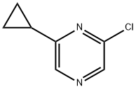 2-chloro-6-cyclopropylpyrazine Struktur