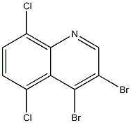 3,4-Dibromo-5,8-dichloroquinoline Struktur