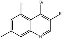 3,4-Dibromo-5,7-dimethylquinoline Struktur