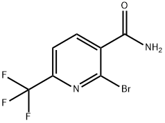 2-Bromo-6-trifluoromethylnicotinamide Struktur