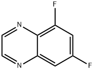 5,7-Difluoroquinoxaline Struktur