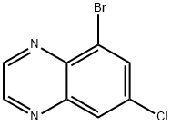 5-Bromo-7-chloroquinoxaline Struktur