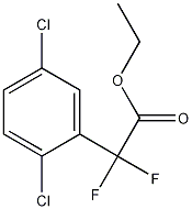 Ethyl 2-(2,5-dichlorophenyl)-2,2-difluoroacetate Struktur