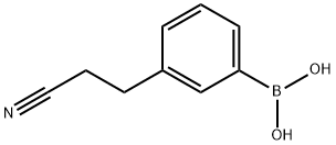 3-(2-Cyanoethyl)phenylboronic acid Struktur