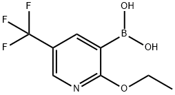 2-Ethoxy-5-(trifluoromethyl)pyridine-3-boronic acid Struktur