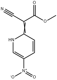 (Z)-Methyl 2-cyano-2-(5-nitropyridin-2(1H)-ylidene)acetate Struktur