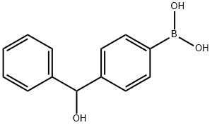 4-(1-Hydroxy-1-phenyl)methylphenylboronic acid Struktur