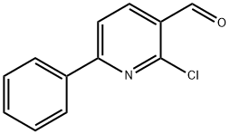 2-Chloro-6-phenylpyridine-3-carboxaldehyde Struktur