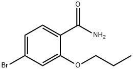 4-Bromo-2-propoxybenzamide Struktur