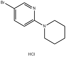 5-Bromo-2-(piperidin-1-yl)pyridine hydrochloride Struktur