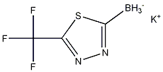 potassium trifluoro(5-methyl-1,3,4-thiadiazol-2-yl)borate Struktur