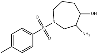 1-tosyl-3-amino-azepan-4-ol Struktur