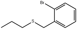 (2-Bromobenzyl)(propyl)sulfane Struktur