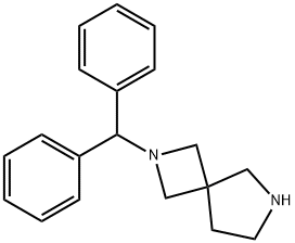 2-benzhydryl-2,6-diazaspiro[3.4]octane Struktur