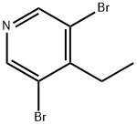 3,5-Dibromo-4-ethylpyridine Struktur