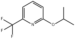 2-Isopropoxy-6-(trifluoromethyl)pyridine Struktur