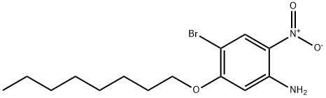 4-Bromo-2-nitro-5-octyloxyaniline Struktur