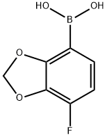 7-Fluorobenzo[d][1,3]dioxol-4-ylboronic acid Struktur