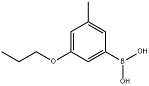 3-Methyl-5-propoxyphenylboronic acid Struktur