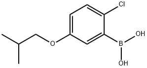 2-CHLORO-5-ISOBUTOXYPHENYLBORONIC ACID, 1256346-11-8, 結(jié)構(gòu)式