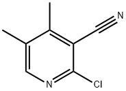 2-Chloro-3-cyano-4,5-dimethylpyridine Struktur