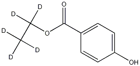 Ethyl-d5 Paraben Struktur