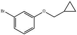 1-Bromo-3-(cyclopropylmethoxy)benzene Struktur