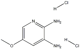 5-Methoxy-2,3-pyridinediamine Dihydrochloride Struktur