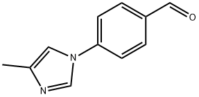 Benzaldehyde, 4-(4-methyl-1H-imidazol-1-yl)- Struktur