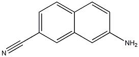 7-Aminonaphthalene-2-carbonitrile Struktur