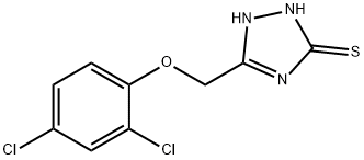 5-((2,4-dichlorophenoxy)methyl)-4H-1,2,4-triazole-3-thiol Struktur