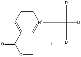 3-Methoxycarbonyl-1-(methyl-d3)pyridinium Iodide Struktur