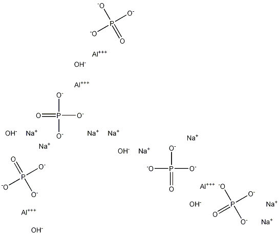 aluminum disodium hydroxide phosphate Struktur