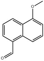 5-Methoxynaphthalene-1-carboxaldehyde Struktur