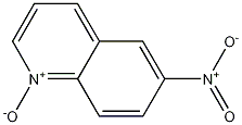 Quinoline, 6-nitro-, 1-oxide Struktur