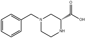 (R)-4-benzylpiperazine-2-carboxylic acid Struktur