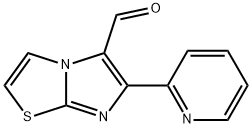 6-(PYRIDIN-2-YL)IMIDAZO[2,1-B]THIAZOLE-5-CARBALDEHYDE Struktur