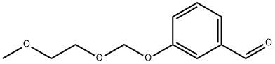 3-[(2-Methoxyethoxy)methoxy]benzaldehyde Struktur