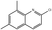 2-Chloro-6,8-dimethylquinoline Struktur