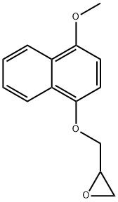 2-[[(4-Methoxy-1-naphthalenyl)oxy]methyl]oxirane Struktur