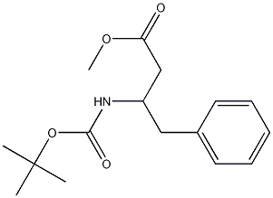 Beta-[[(1,1-Dimethylethoxy)carbonyl]amino]-benzenebutanoic acidmethylester Struktur