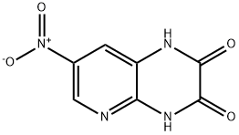 7-Nitro-1,4-dihydro-pyrido[2,3-b]pyrazine-2,3-dione Struktur