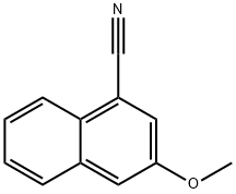 3-Methoxynaphthalene-1-carbonitrile Struktur