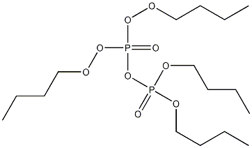 phosphoric acid dibutyl dibutoxyphosphoryl ester Struktur