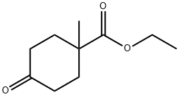 Cyclohexanecarboxylic acid, 1-methyl-4-oxo-, ethyl ester Struktur